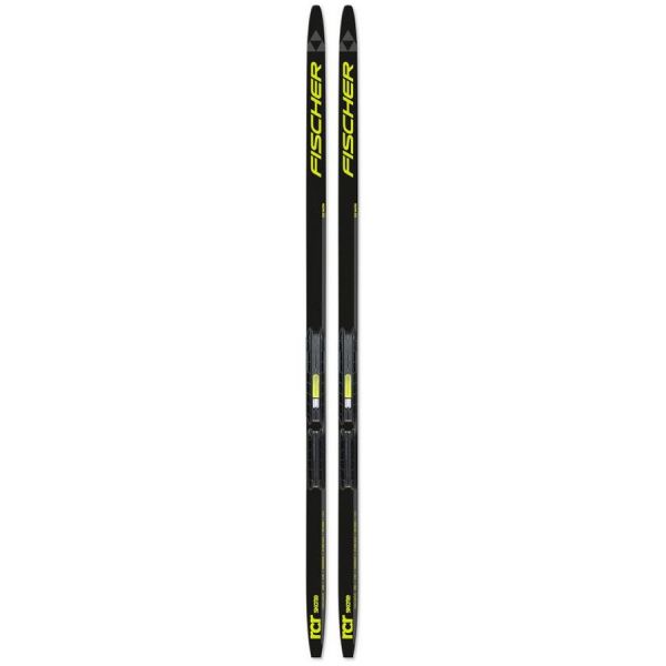 Беговые лыжи Fischer RCR Skate Jr без насечек, черный, 171 см