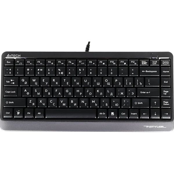 Клавиатура проводная A4Tech Fstyler FK11 USB, проводная, черный fk11 usb (grey)
