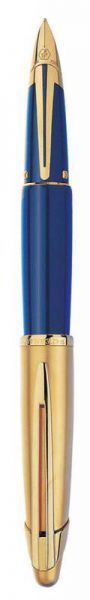 Ручка перьевая WATERMAN Edson Blue (S0102070) (M) перо золото 18K